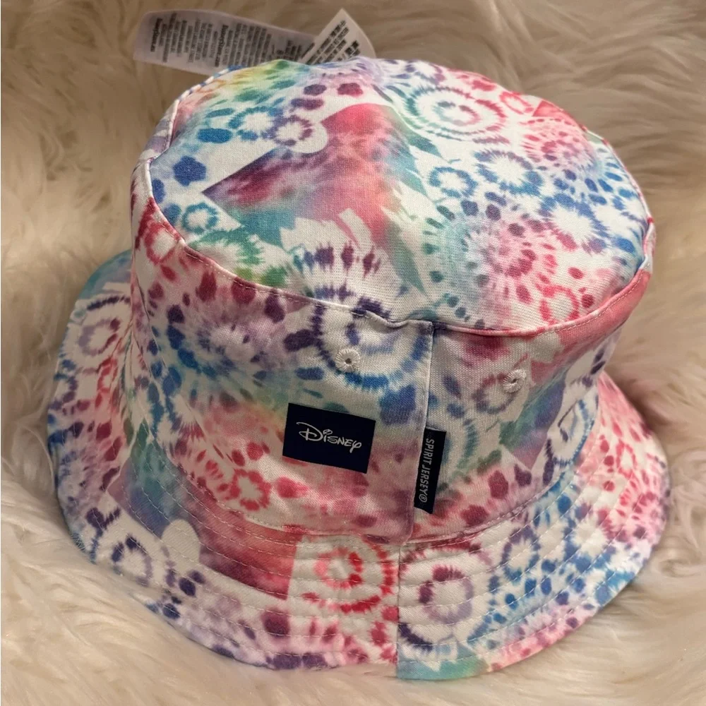 2024 Disney Parks Spirit Jersey Pastel Reversible Bucket Hat - New With Tags
